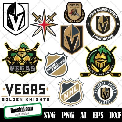 Vegas Golden Knights Bundle Svg, Golden Knights Svg, N H L Svg, N Hl Svg, Hockey Cricut, Hockey Logo Svg, N H L  Cut File, Clipart