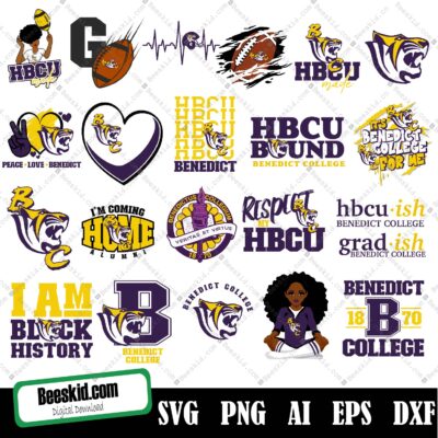 Benedict College Svg, HBCU Svg Collections, HBCU Logo Svg, HBCU Svg, Football Svg, Mega Bundle, Designs, Cricut, Cutting File, Vector Clipart, Digital Download