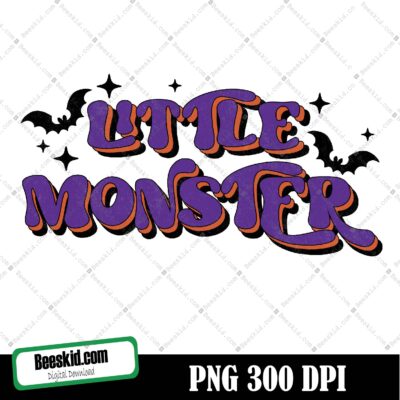 Little Monster Halloween Png Sublimation, Little Monster Svg / Monster Svg / Halloween Svg / Halloween Shirt Svg / Digital Download