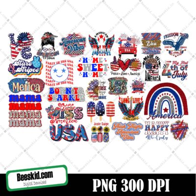 4th Of July Png Bundle,July 4th Png, Fourth Of July Png, Independence Day Png, Patriotic Png.