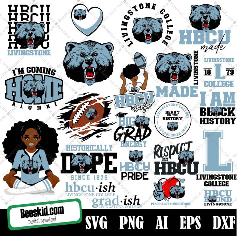 Livingstone College Svg, HBCU Svg Collections, HBCU Logo Svg, HBCU Svg ...