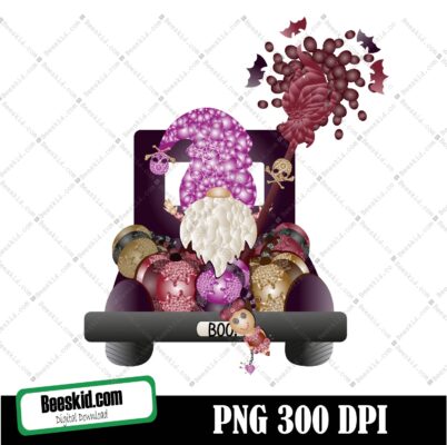 Truck Gnome Pumpkin Png, Fall Png Sublimation