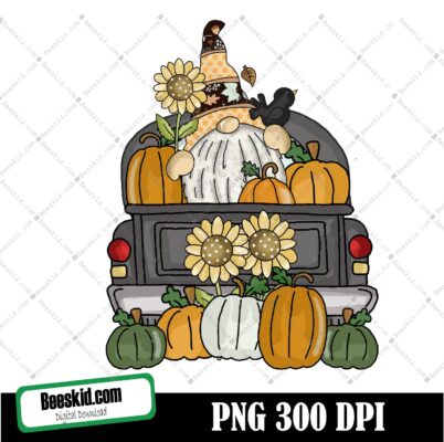 Fall Pumpkin Gnome, Halloween Gnomes, Halloween Gnome Sublimation, Halloween Designs, Truck, Pumpkins, Halloween Print