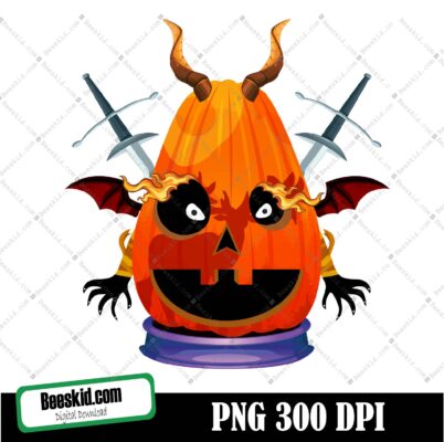 Halloween Pumpkin Png, Halloween Pumpkin Clipart, Instant Download