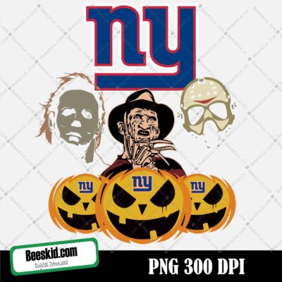 New York Giants Horror Halloween Png, Clipart Bundle, N F L teams, N FL Png, Football Teams Png Png