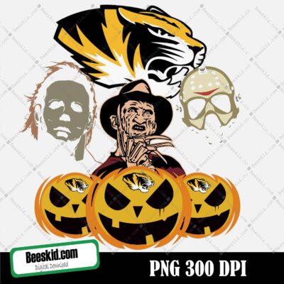 Mizzou Tigers Horror Halloween Png, Logo Png, Football Png, Png, Dxf, Football Bundle Png, Sport Halloween Png, Football Halloween Png