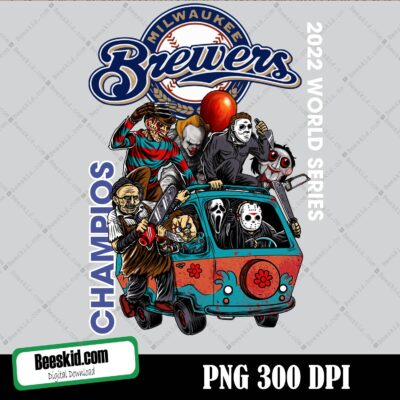Milwaukee Brewers Halloween Png, Clipart Bundle, Cutting File, Sport Png, College Football Png