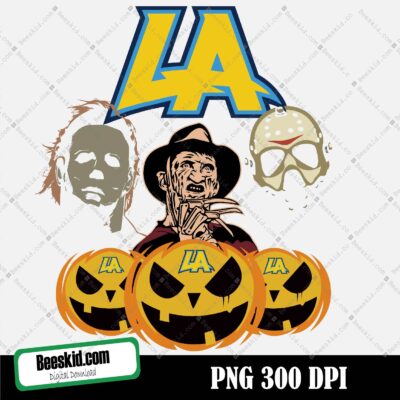 Los Angeles Chargers Horror Halloween Png, Clipart Bundle, N F L teams, N FL Png, Football Teams Png