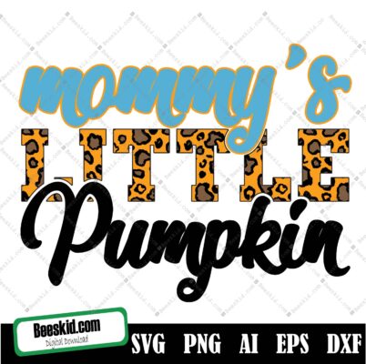 Womens Halloween Pregnancy Costumes Mommy's Little Pumpkin Svg, Eps, Dxf, Png, Digital Download