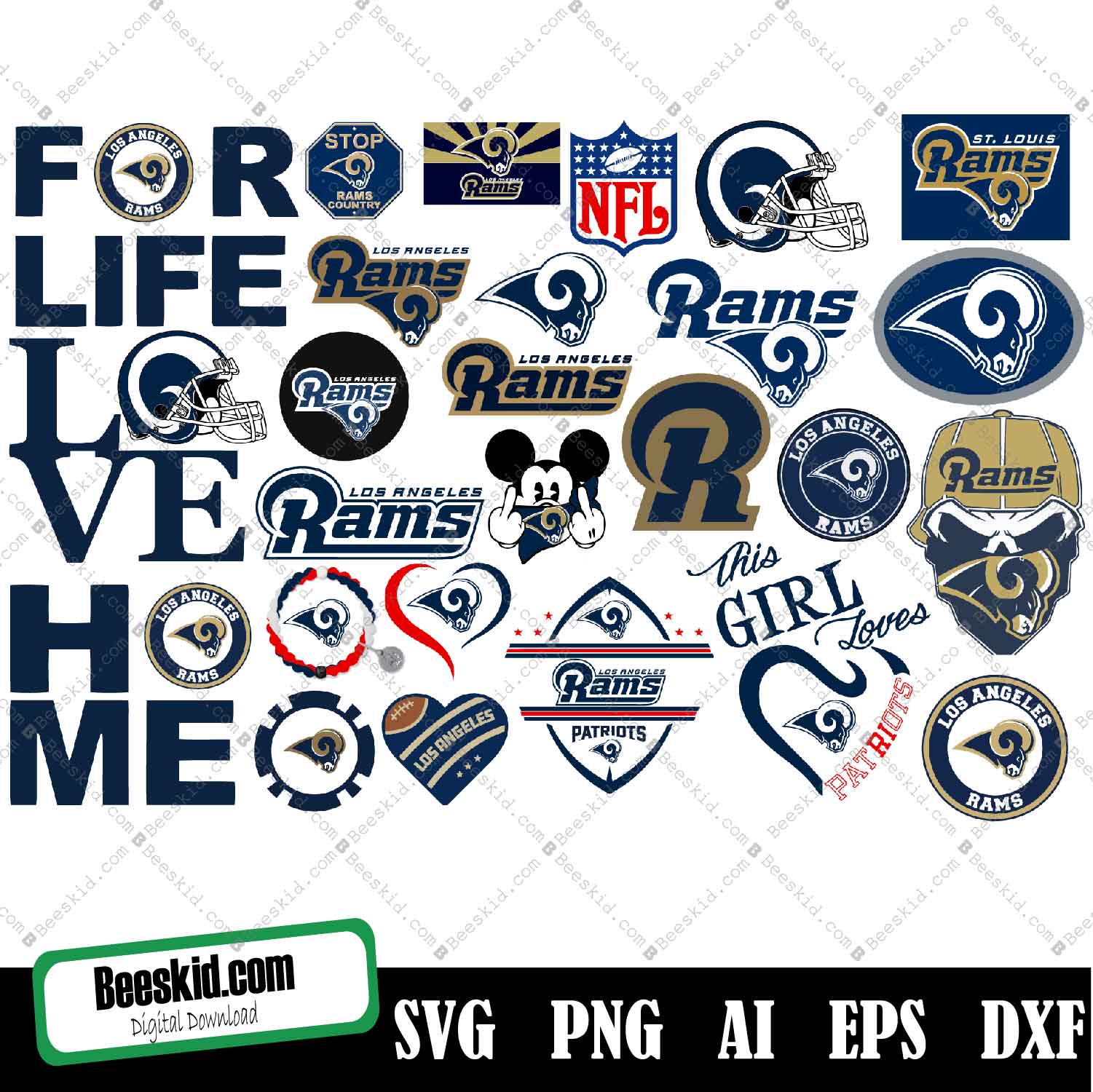 Los Angeles Rams Svg, Los Angeles-Rams svg, N F L Teams svg, N F L Svg, Png, Instant Download
