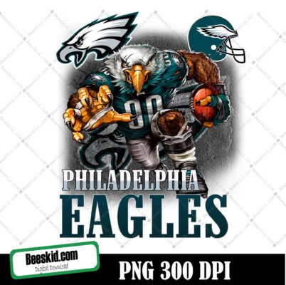 Team Professional mascot Png, Super Bowl 2023, Eagles png, High quality