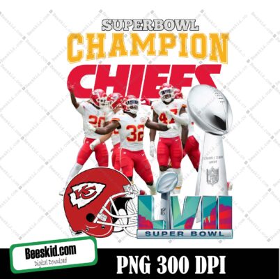 Football Sports Design png,Super Bowl LVII 2023 png, Chiefs png,Champions png, Digital Download
