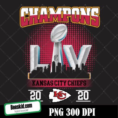 Champion 2020 Png, Kansas City Chiefs Png, Champion Super Bowl Png, Kansas City Chiefs, Chiefs Png,Personalized Png,Football Png