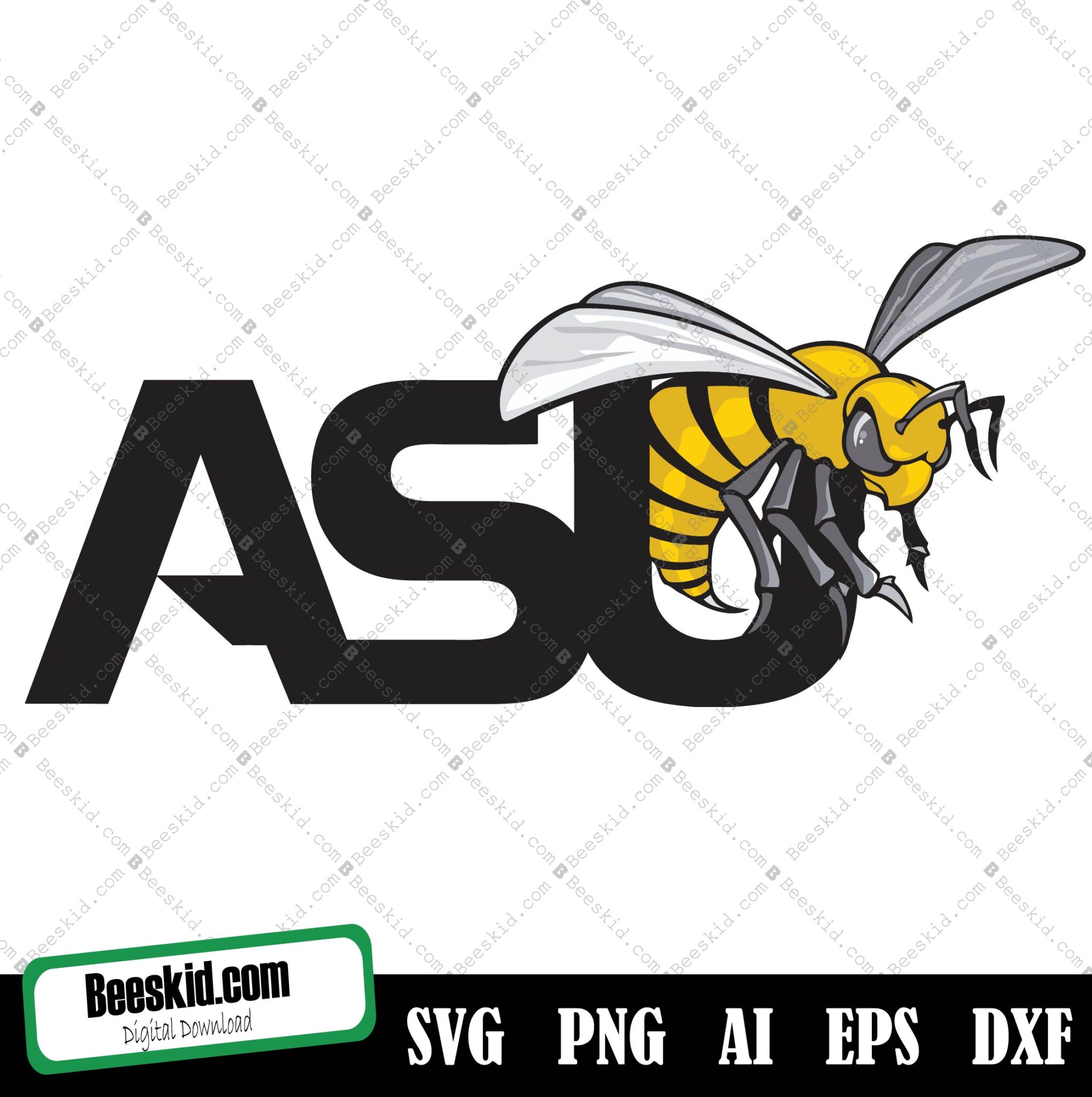 Alabama State Hornets Svg, Hornets Svg, Football Team Svg, Collage ...